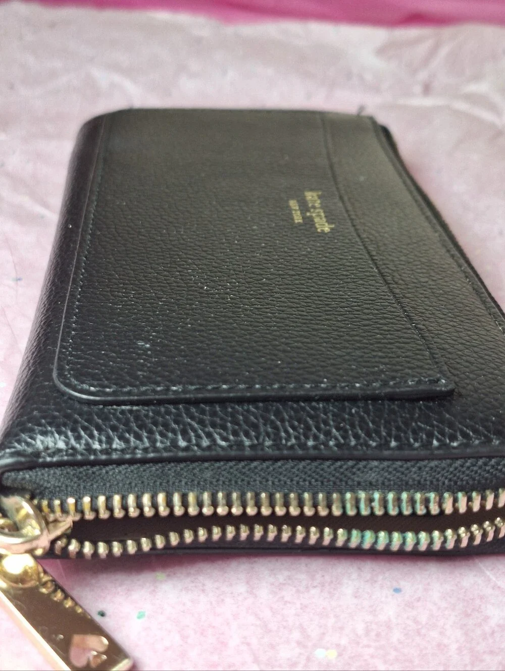 Kate Spade Wallet Black Leather